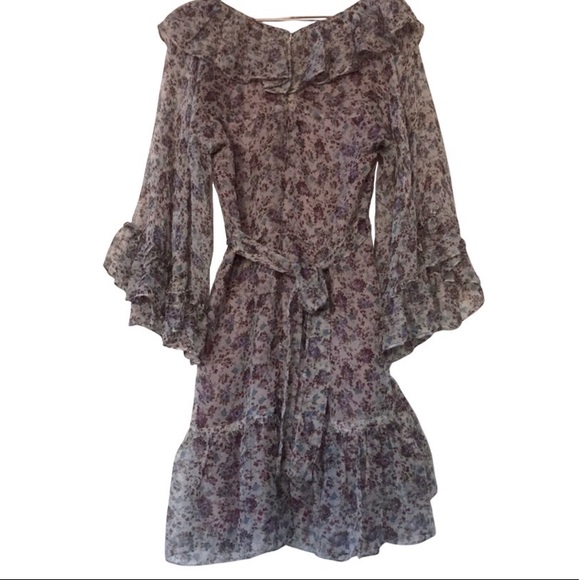 KITE AND BUTTERFLY NWT 100% Silk Dress - Picture 6 of 11